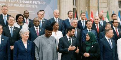 Group photo of world's most powerful leaders